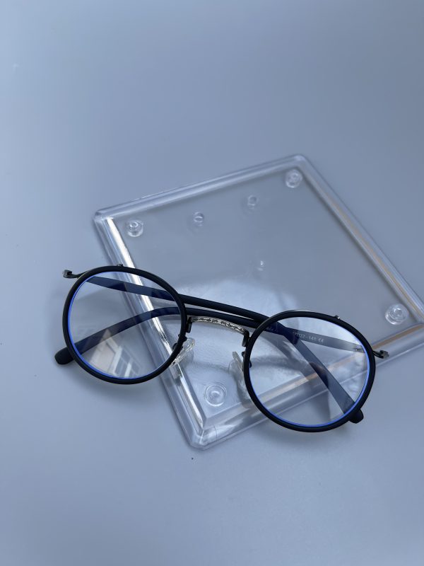 Retro blue light blocking glasses