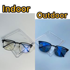 Photochromic blue light blocking glasses